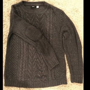 BDG Urban Outfitters Elbow Patch Tunic Sweater - S